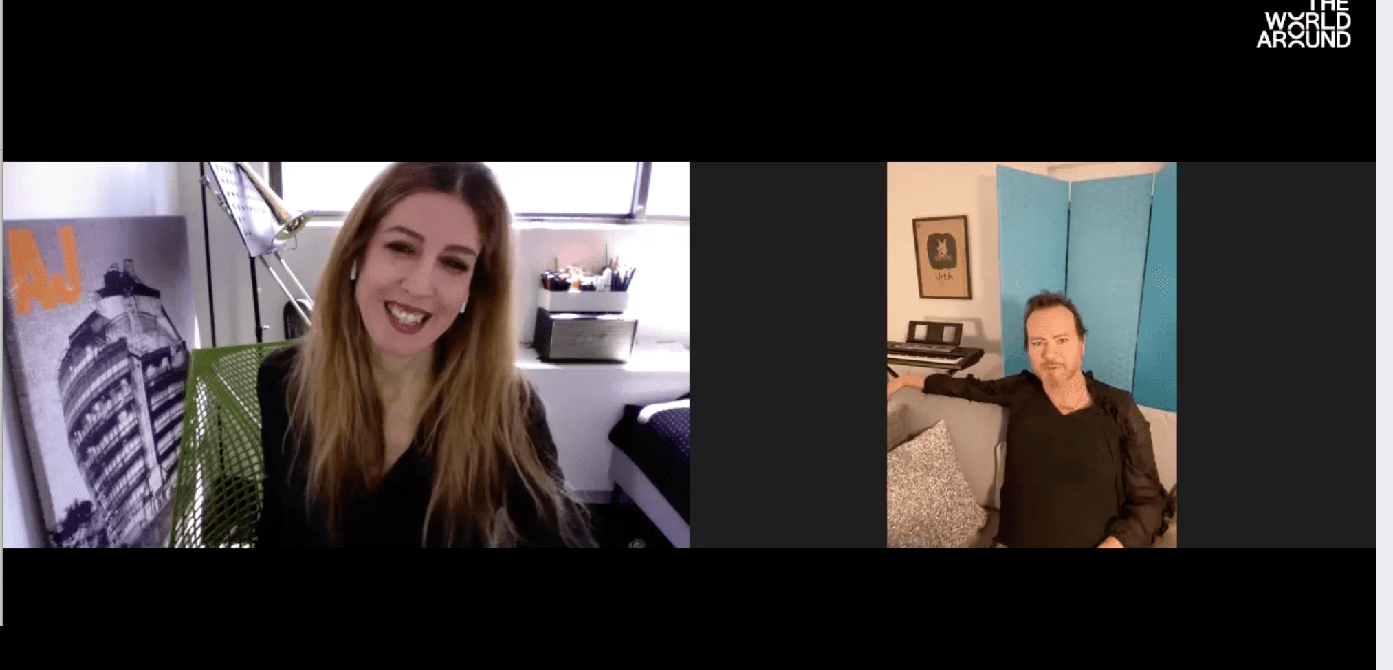 Harriet Harriss and Timothy Morton in conversation via video call during Virtual Design Festival x The World Around Earth Day 2020.